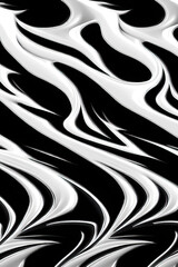 Fototapeta premium Monochrome Zebra Stripes on Abstract Background