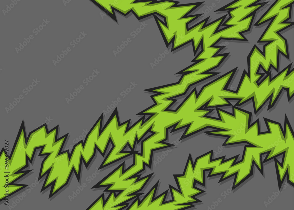 Poster abstract background with jagged line pattern and with some copy space area