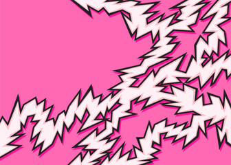 Obraz premium Abstract background with jagged line pattern and with some copy space area