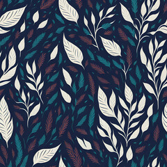 centered artwork of floral pattern Generative AI