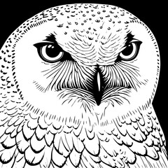 Fototapeta premium owl on a branch