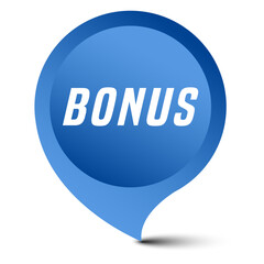 Colorful vector flat design banner bonus. This sign is well adapted for web design.