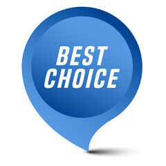 Colorful vector flat design banner best choice. This sign is well adapted for web design.