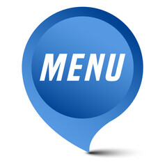 Colorful vector flat design banner menu. This sign is well adapted for web design.