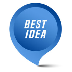 Colorful vector flat design banner best idea. This sign is well adapted for web design.