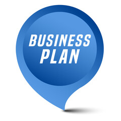 Colorful vector flat design banner business plan. This sign is well adapted for web design.