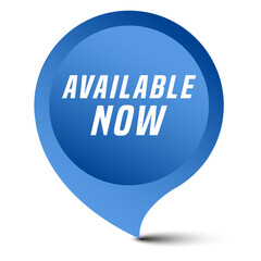 Colorful vector flat design banner available now. This sign is well adapted for web design.