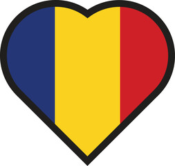 love flag romania