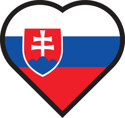love flag Slovakia