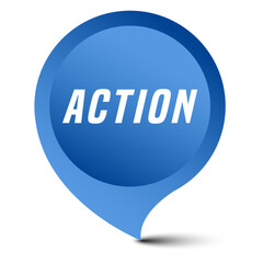 Colorful vector flat design banner action. This sign is well adapted for web design.