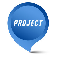 Colorful vector flat design banner project. This sign is well adapted for web design.