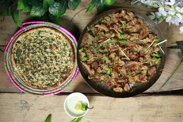 Mutton Karahi | Desi Food | Top Angle