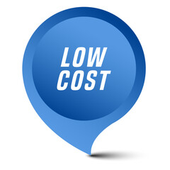 Colorful vector flat design banner low cost. This sign is well adapted for web design.