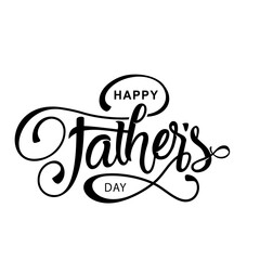 happy father day lettering