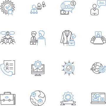 Web development line icons collection. HTML, CSS, JavaScript, PHP, Ruby, Python, Frameworks vector and linear illustration. APIs,Responsive,Mobile outline signs set Generative AI