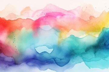 Fototapeta na wymiar abstract watercolor or pastel gradient in vibrant colors - Generative AI