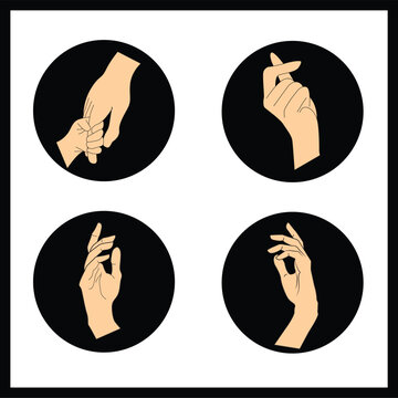 illustration of hands drawing