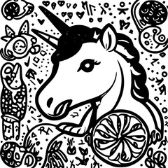Unicorn Horse 