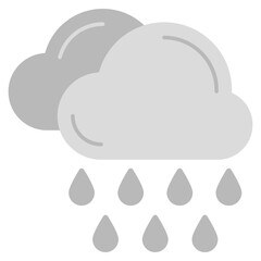 Rainfall icon in perfect design
