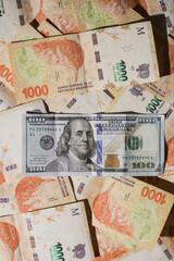 Dolar Blue cambio Pesos argentinos