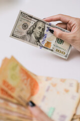 Dolar Blue cambio Pesos argentinos