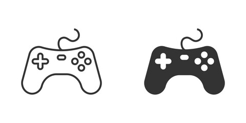 Gamepad icon. Joystick icon. Vector illustration.