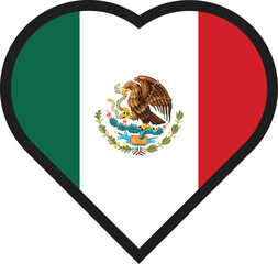 love flag mexico