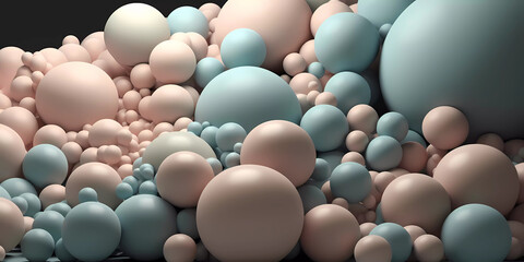 Background of spheres