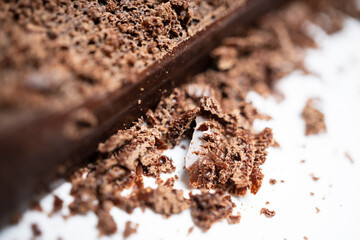 porous chocolate bar for confectionery