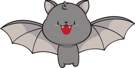 Cartoon cute Bat, Animal