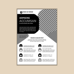 Obraz premium Business Flyer design template