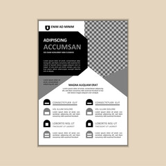 Obraz premium Business Flyer design template