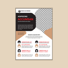 Obraz premium Business Flyer design template
