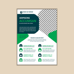 Obraz premium Business Flyer design template