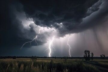 lightning in the storm