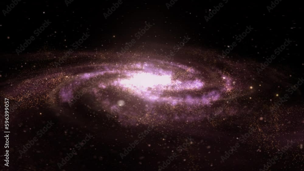 Wall mural into the core of a spiral galaxy scene - space abstract background backdrop v2