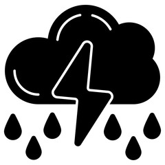 Rainfall icon in perfect design