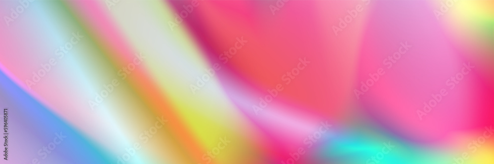 Poster colorful multicolor holographic design for pattern and background.