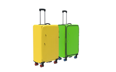 suitcase isolated on white background