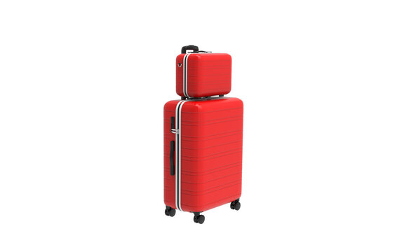 suitcase isolated on white background
