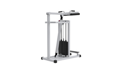 GYM equipment isolated on white background