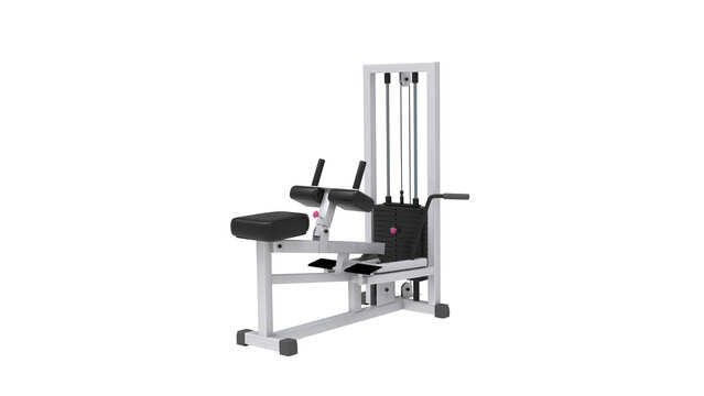 GYM equipment isolated on white background