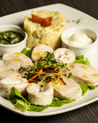 salad with shrimps
