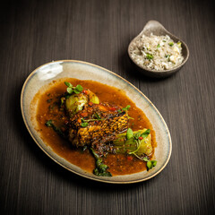 thai food chicken curry