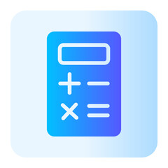 calculator gradient icon