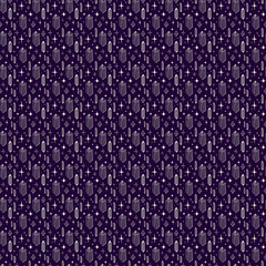 magical crystals and mystical gems seamless pattern.