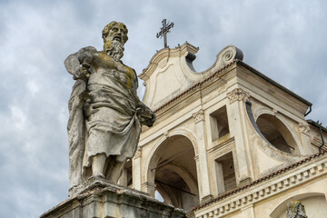 Fototapeta na wymiar Italy Emilia Romagna Abbey of San Benedetto Po in Polirone