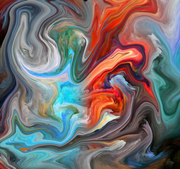 Dual color liquifies abstract background