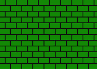 green and black brick background