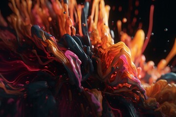 Abstract graphic. Generative AI